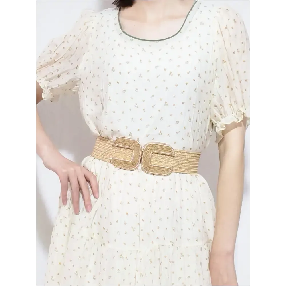 Chic Wide Braid Belt for Trendy Women
