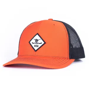 CLASSIC DIAMOND 112 - ORANGE/BLACK