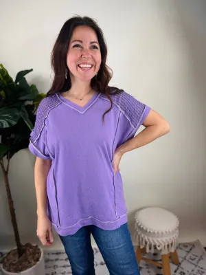 Come Back Lilac Top