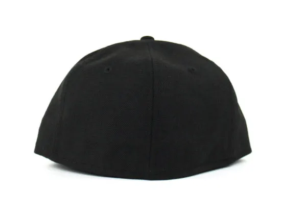 CREAM New Era 59Fifty Fitted Hat (Black Gray Under brim)