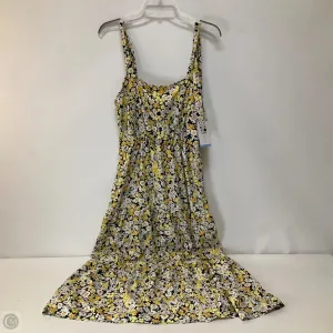 Dress Casual Maxi By Social Standard By Sanctuary In Black & Yellow, Size: L