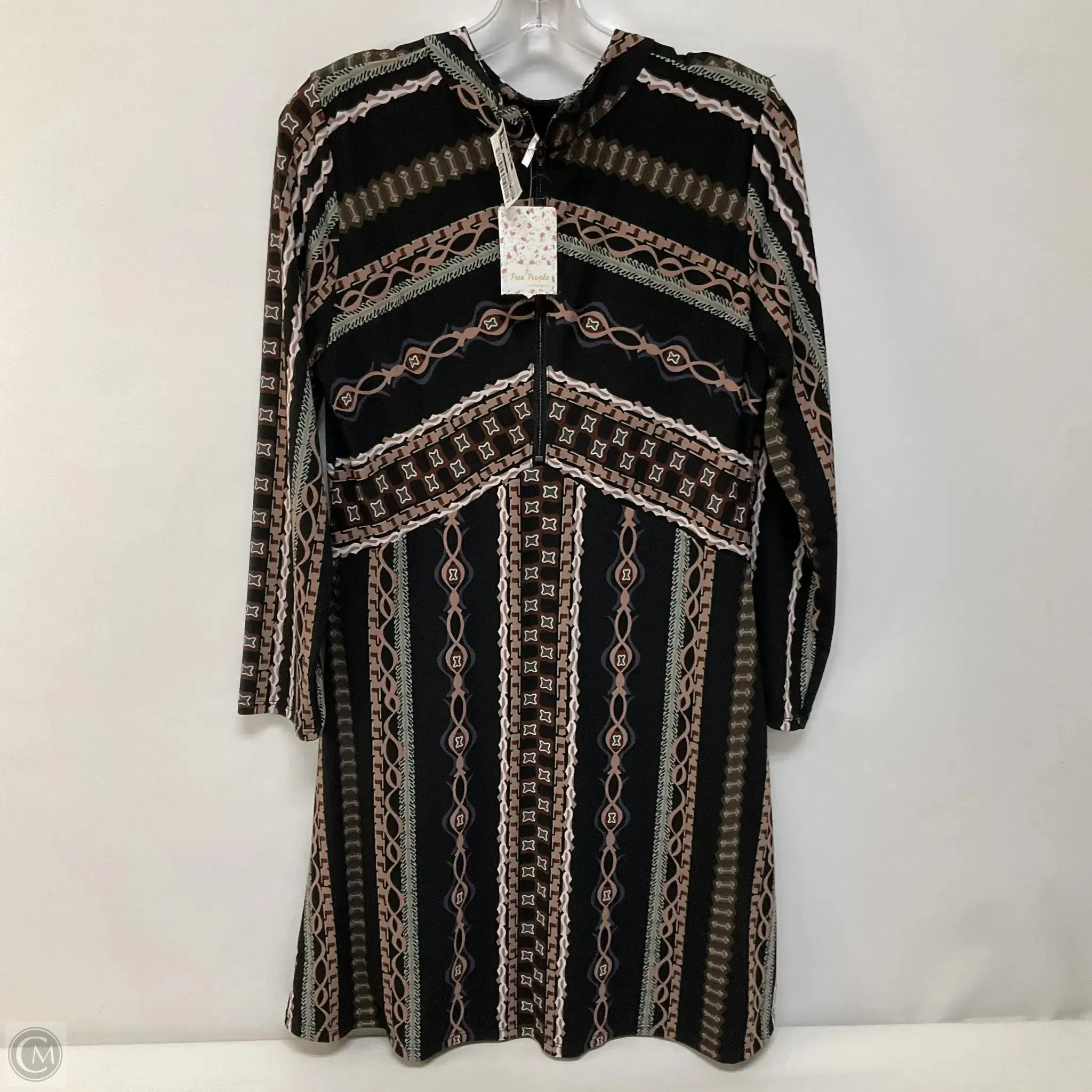 Dress Casual Midi By Free People In Black, Size: L