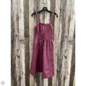 Dress Casual Midi By Universal Thread In Maroon, Size: M