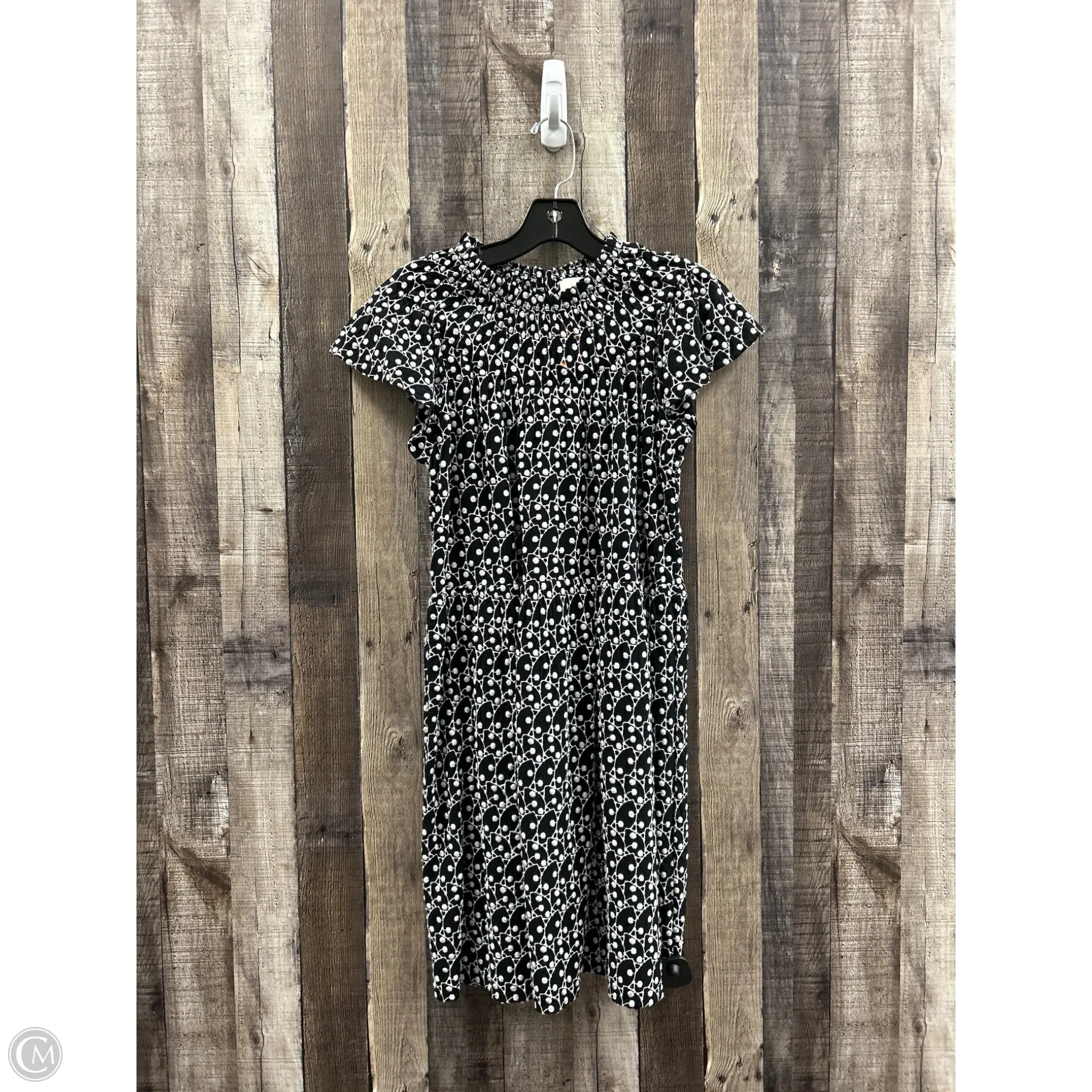 Dress Casual Short By Loft In Black & White, Size: Xs