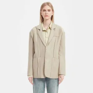 Elegant Khaki Blazer for Women
