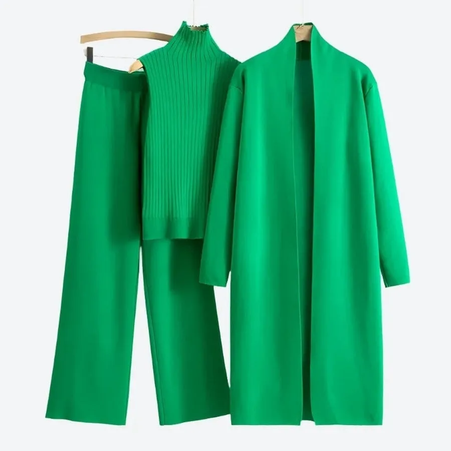 Elegant Three-Piece Lounge Wear Sets