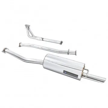 EXHAUST SYSTEM, WITH DOWNPIPE, STAINLESS STEEL, MGB