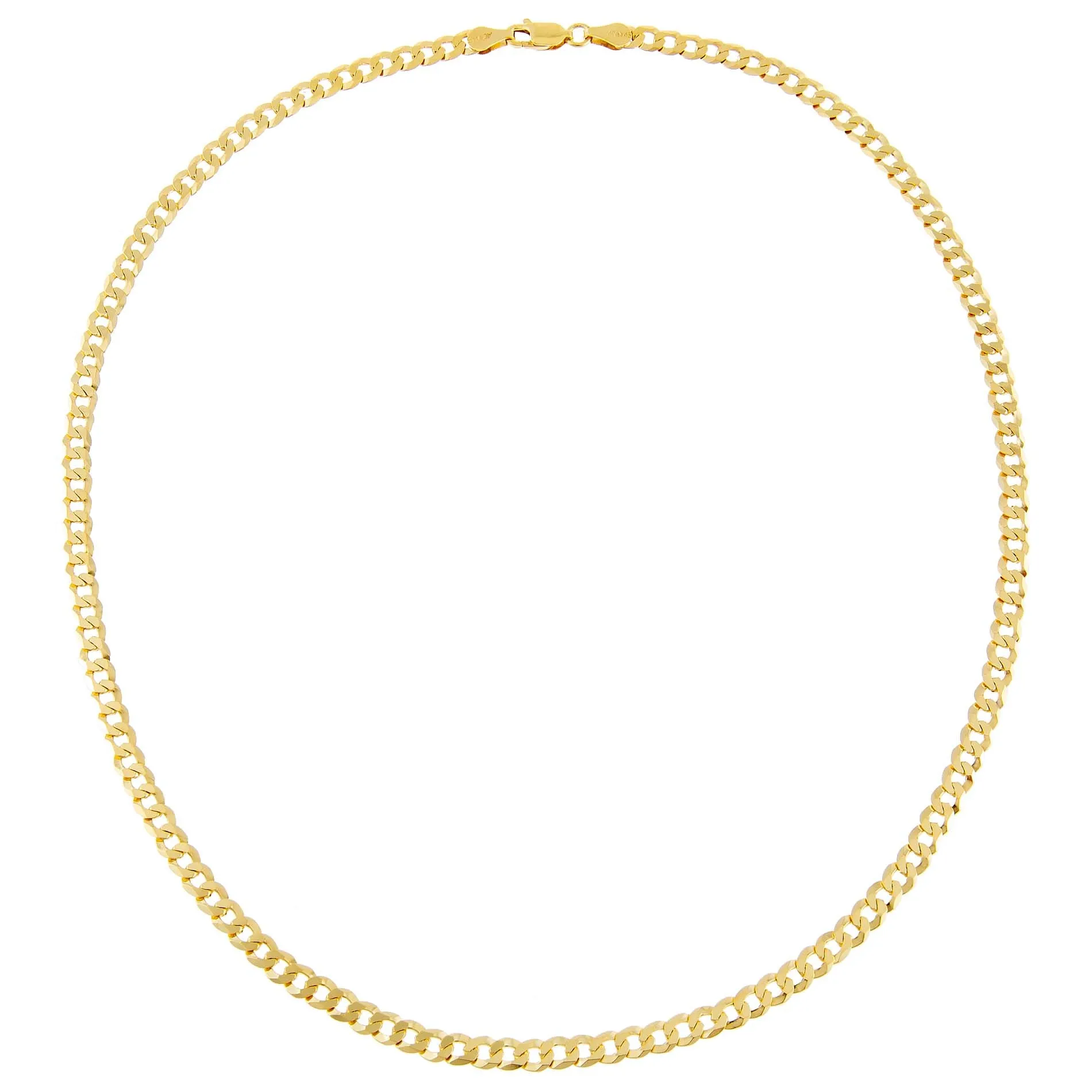 Extra Flat Cuban Chain Necklace