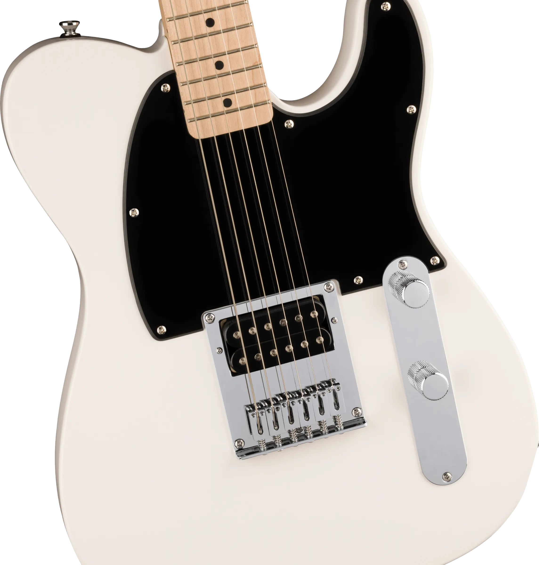 Fender Squier Sonic™ Esquire® H, Maple Fingerboard, Black Pickguard, Arctic White