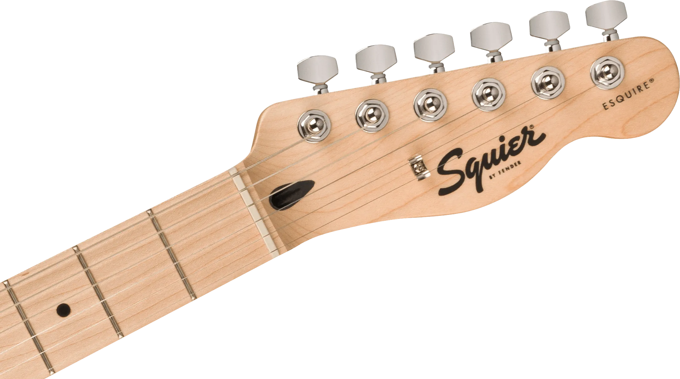 Fender Squier Sonic™ Esquire® H, Maple Fingerboard, Black Pickguard, Arctic White
