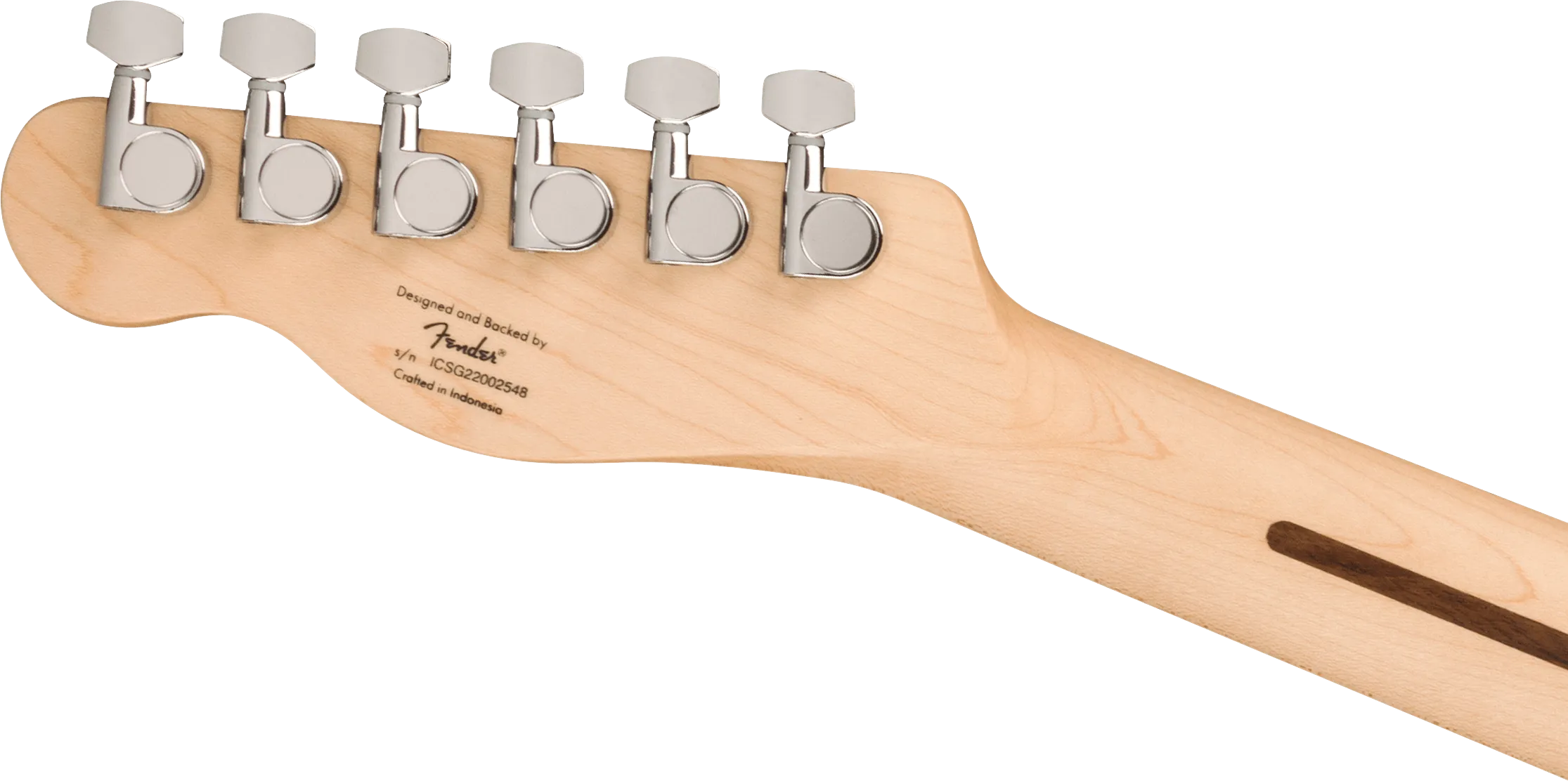 Fender Squier Sonic™ Esquire® H, Maple Fingerboard, Black Pickguard, Arctic White