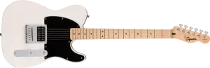 Fender Squier Sonic™ Esquire® H, Maple Fingerboard, Black Pickguard, Arctic White