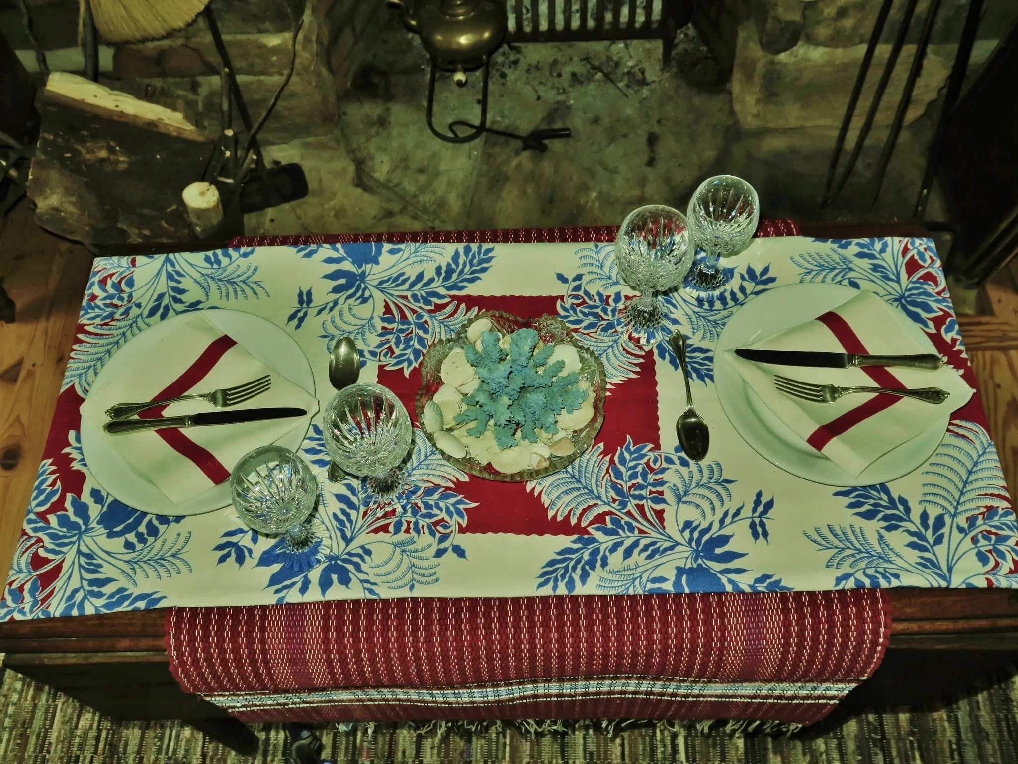 Fern & Floral - Cloth and 5 Napkins