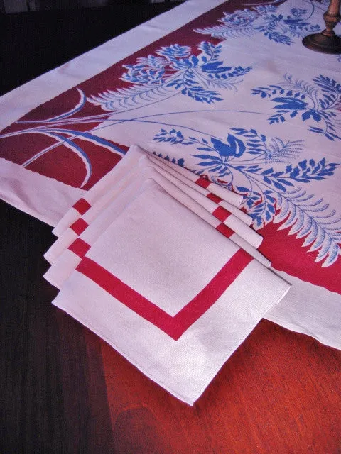 Fern & Floral - Cloth and 5 Napkins