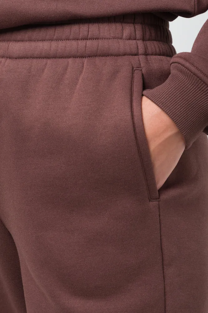 Fleece Joggers Brown