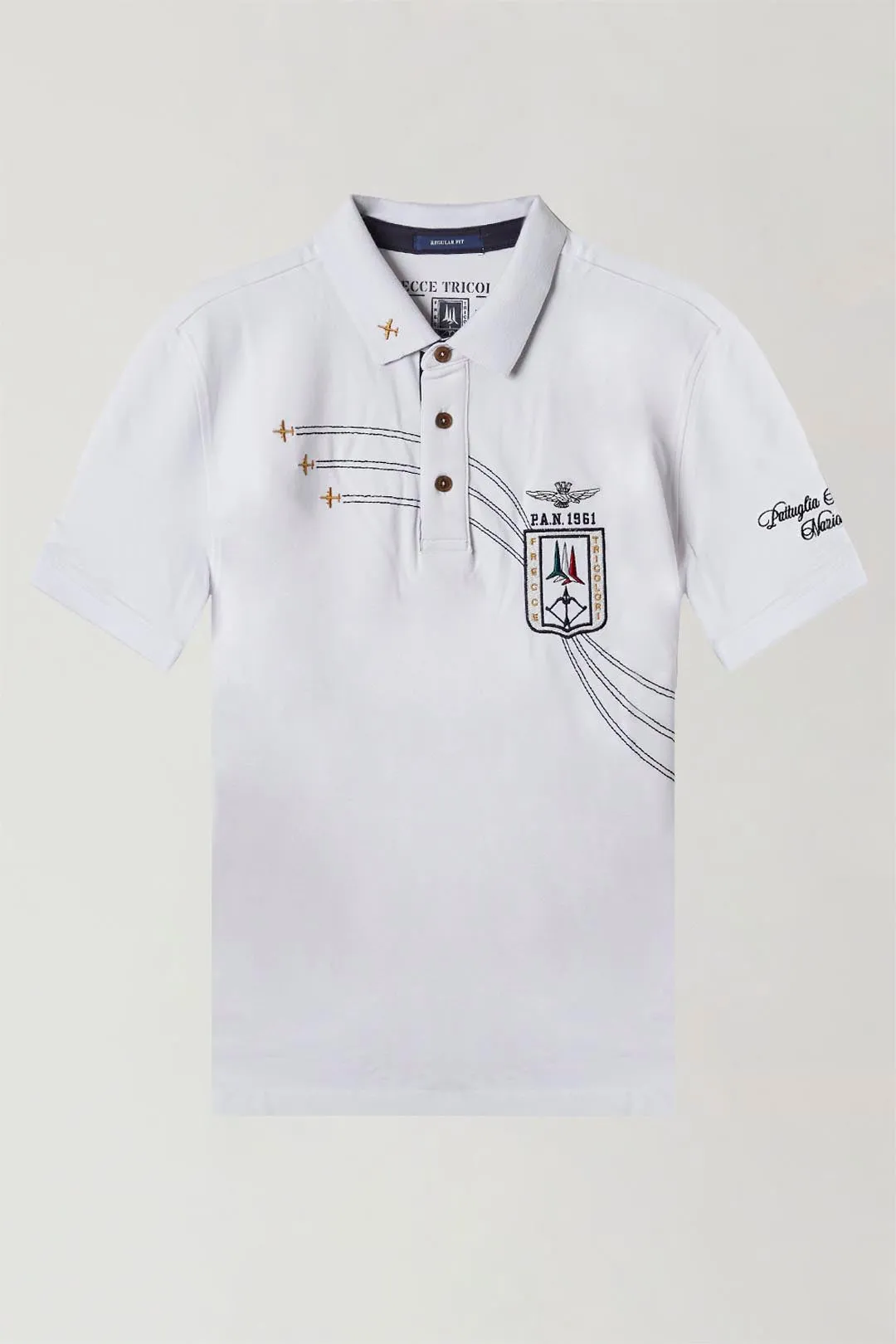 Frecce Tricolori embroidered polo