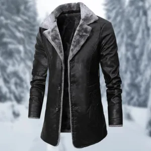 FurLuxe™ | Men's Warm Fur-Lined Casual Outdoor Coat | Insulated, Water-Resistant, Stylish Design