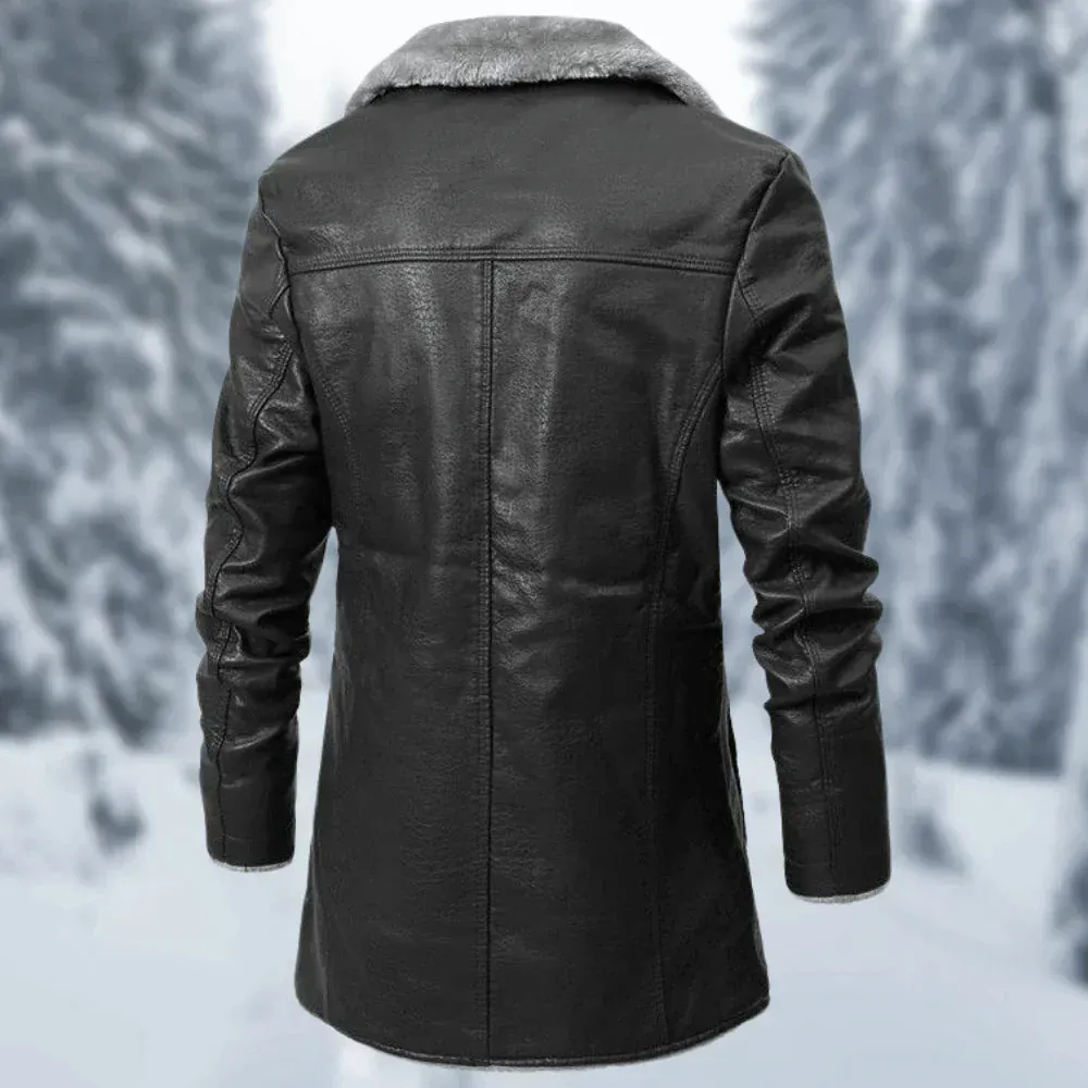 FurLuxe™ | Men's Warm Fur-Lined Casual Outdoor Coat | Insulated, Water-Resistant, Stylish Design
