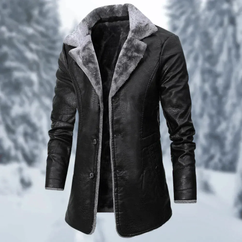 FurLuxe™ | Men's Warm Fur-Lined Casual Outdoor Coat | Insulated, Water-Resistant, Stylish Design