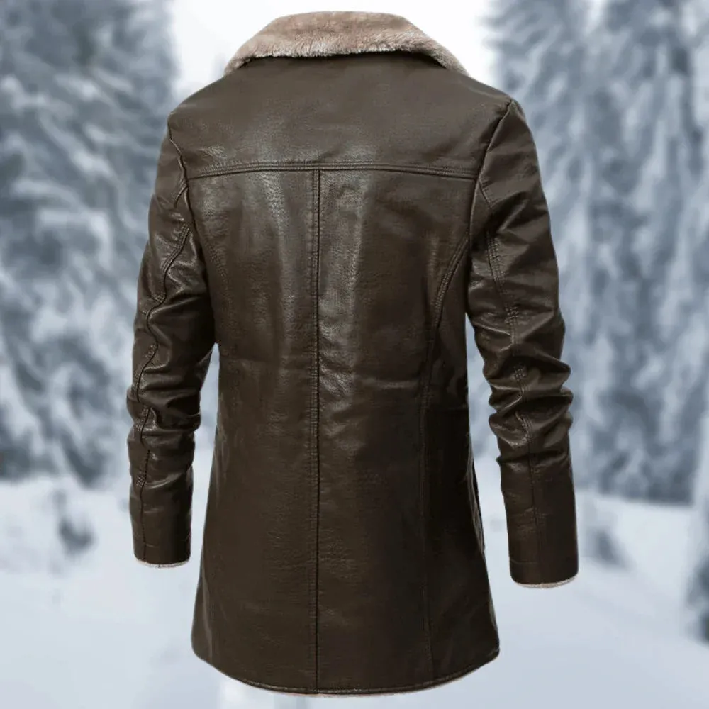 FurLuxe™ | Men's Warm Fur-Lined Casual Outdoor Coat | Insulated, Water-Resistant, Stylish Design