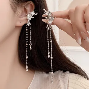 Geometric Angel Wings Butterfly Dangle Earrings