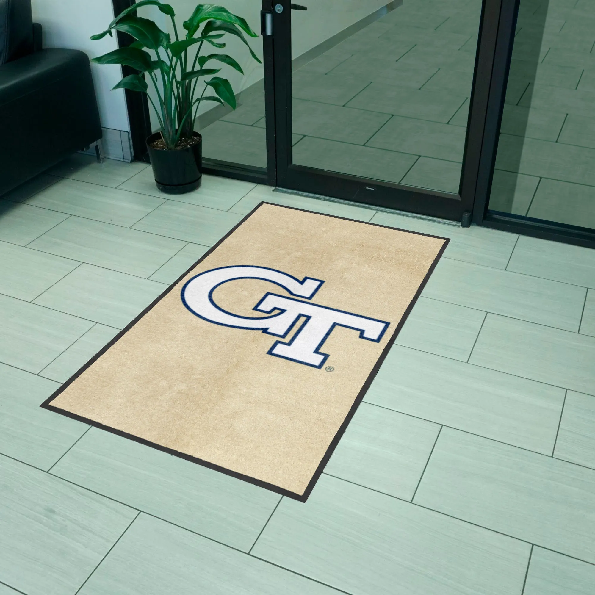 Georgia Tech 3X5 Logo Mat - Portrait