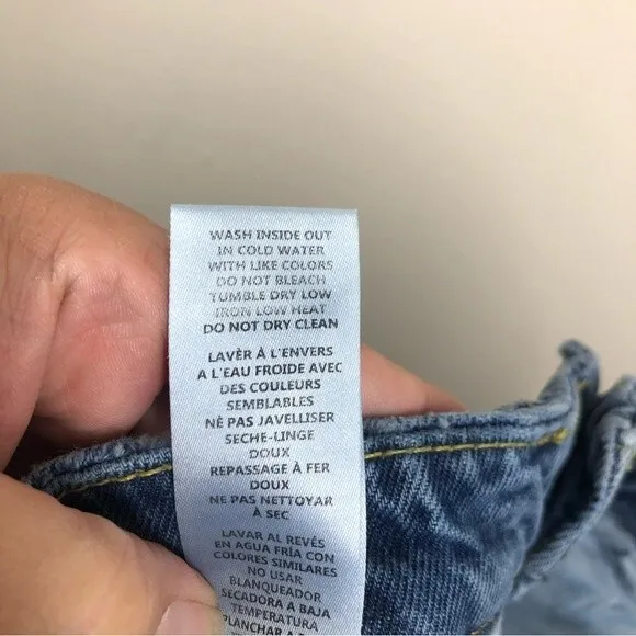 Good American Good Boy Slit Hem Jeans Size 4 28
