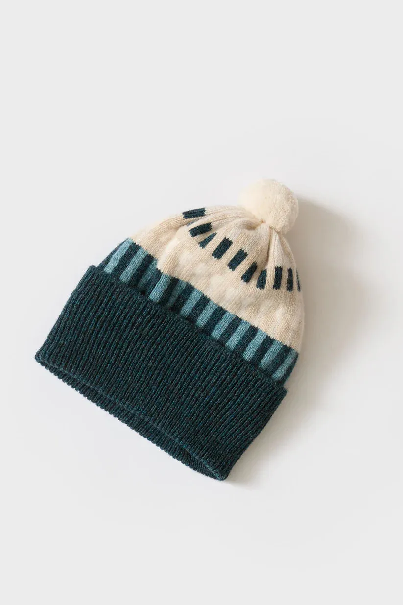 Harbour Pom Hat - Ink & North Sea