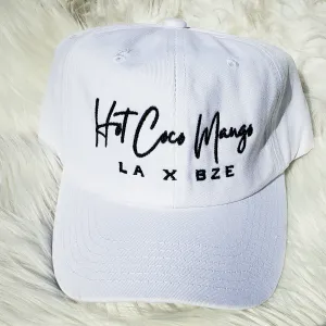 HCM Signature Dad Cap - White