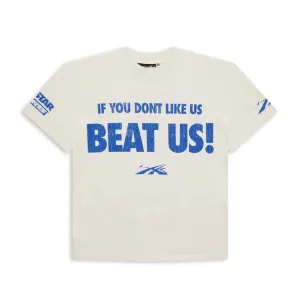 Hellstar Sports Beat Us! T-Shirt (White/Black)