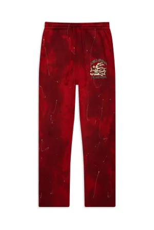 Hellstar Sports Red Tye-Dye Sweatpants