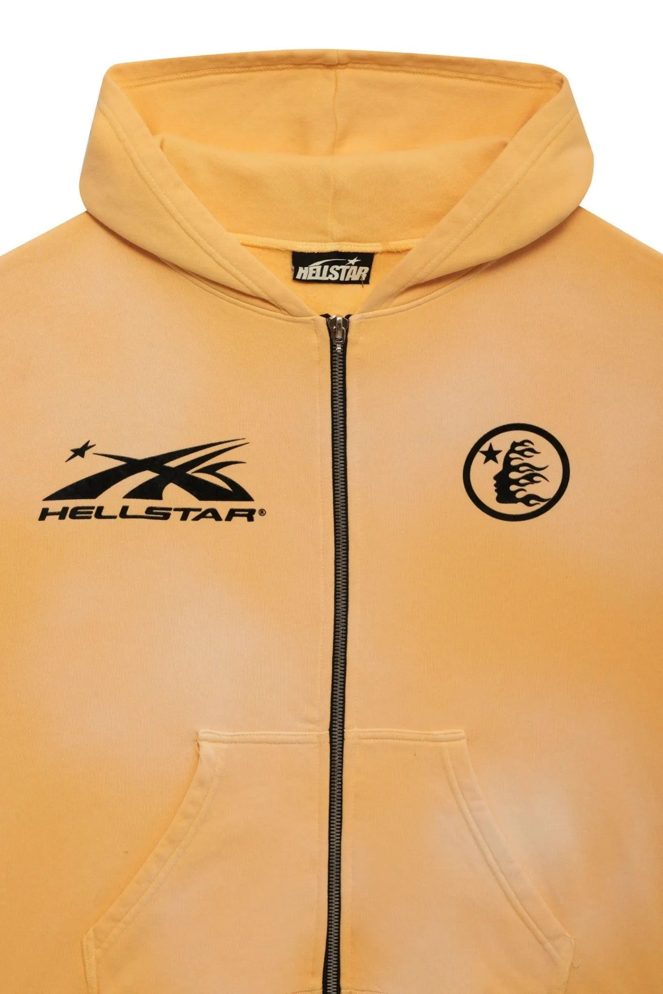 Hellstar Sports Zip-Up Hoodie (Yellow)
