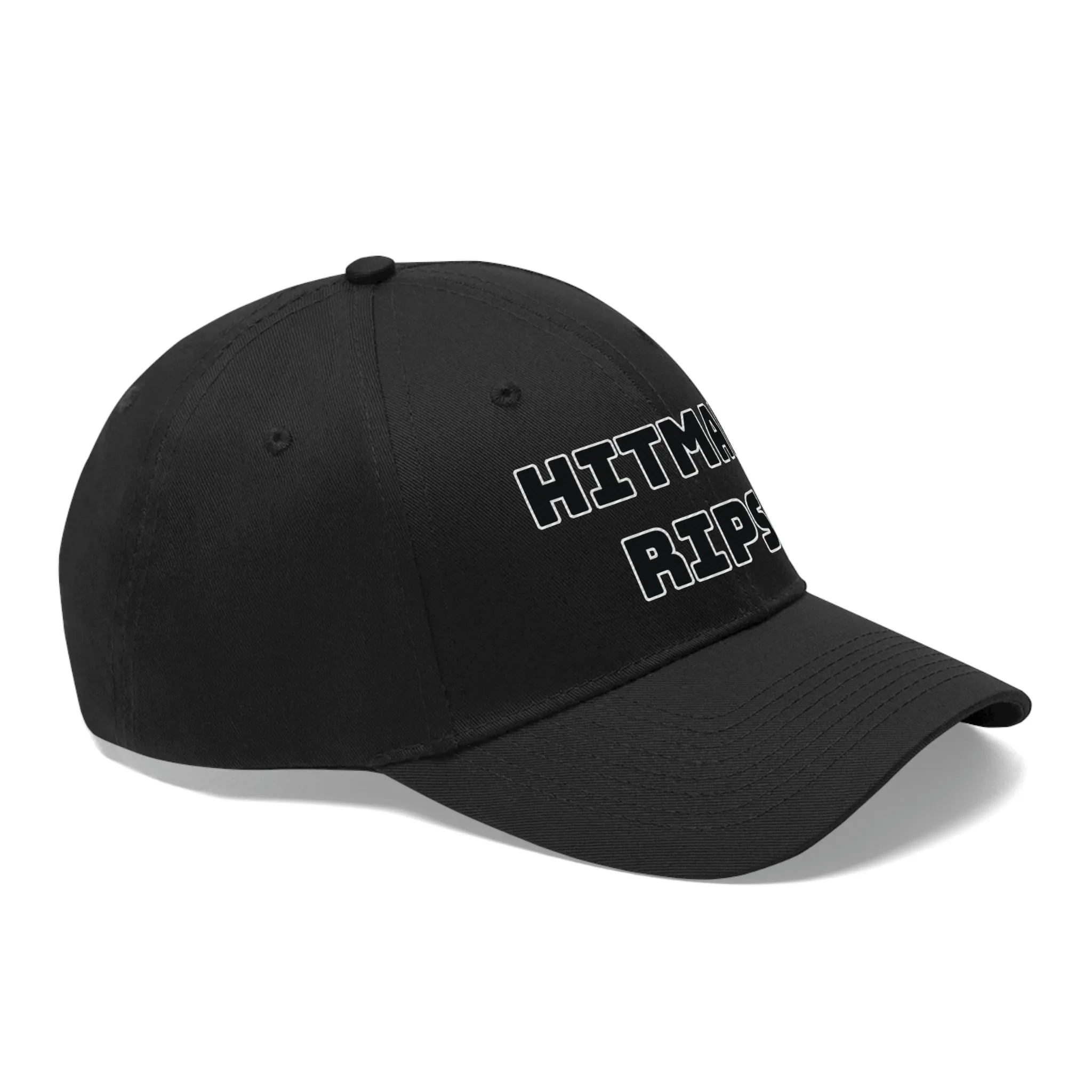 Hitman Rips Twill Hat White Border
