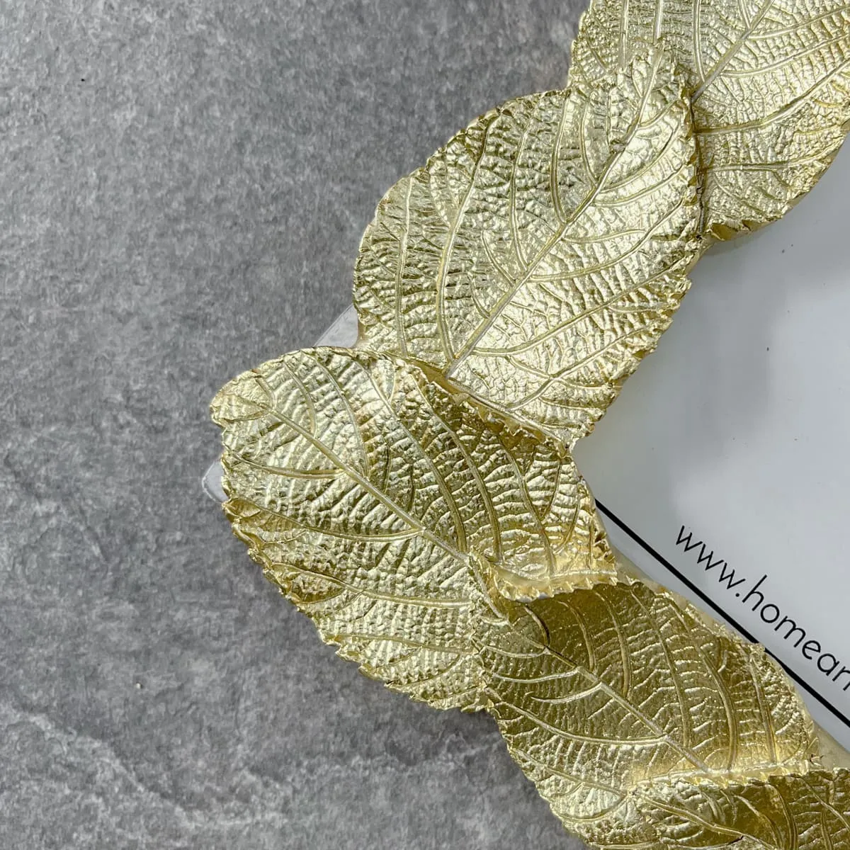 Home Artisan Livie Golden Leaf Photo Frame (4x6)
