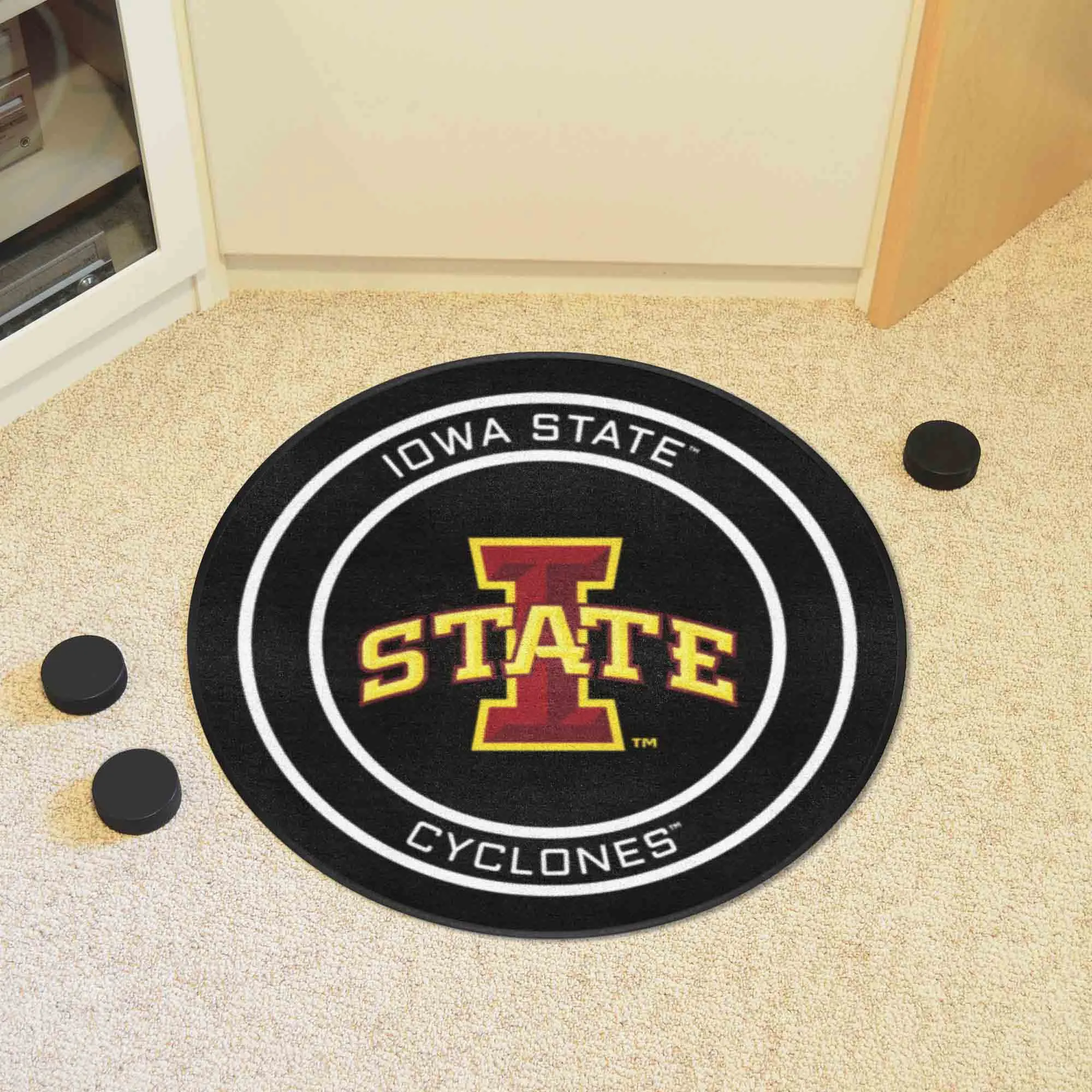 Iowa State University Puck Mat