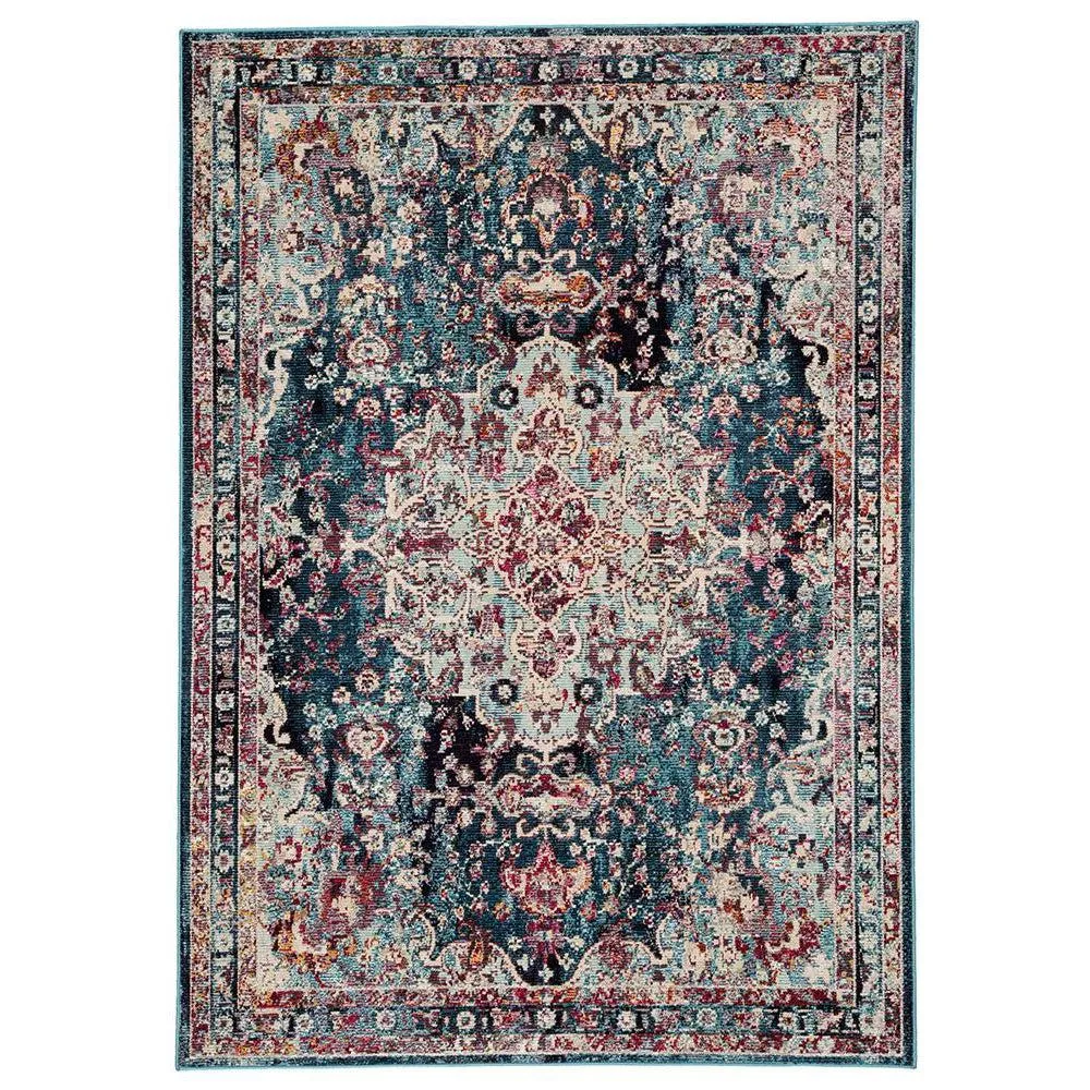 Jaipur Peridot Rugs - Colonial Blue/Dark Sapphire
