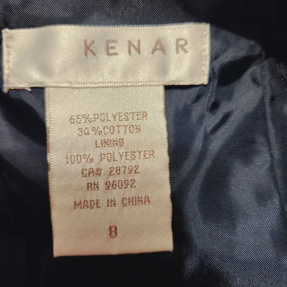 Kenar Classic Small Polka Dot Professional Skirt
