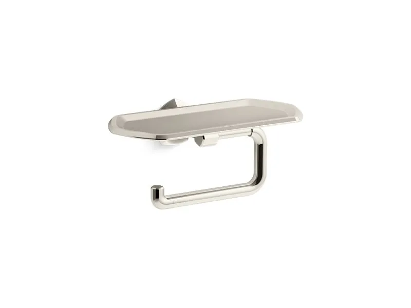 KOHLER 27128 Occasion Toilet paper holder with tray