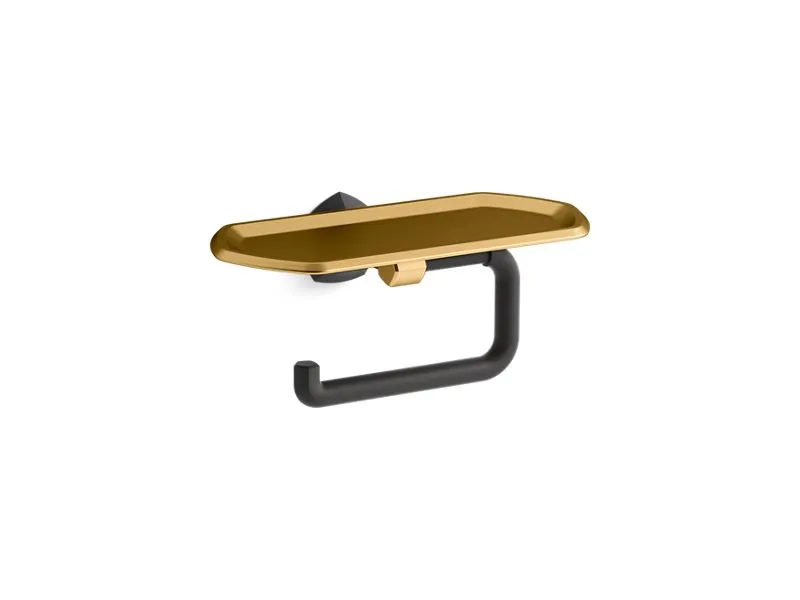 KOHLER 27128 Occasion Toilet paper holder with tray