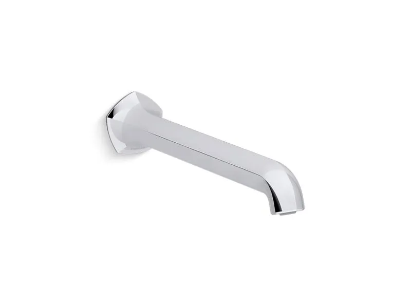 KOHLER K-27115 Occasion Wall-mount 12" bath spout with Straight design