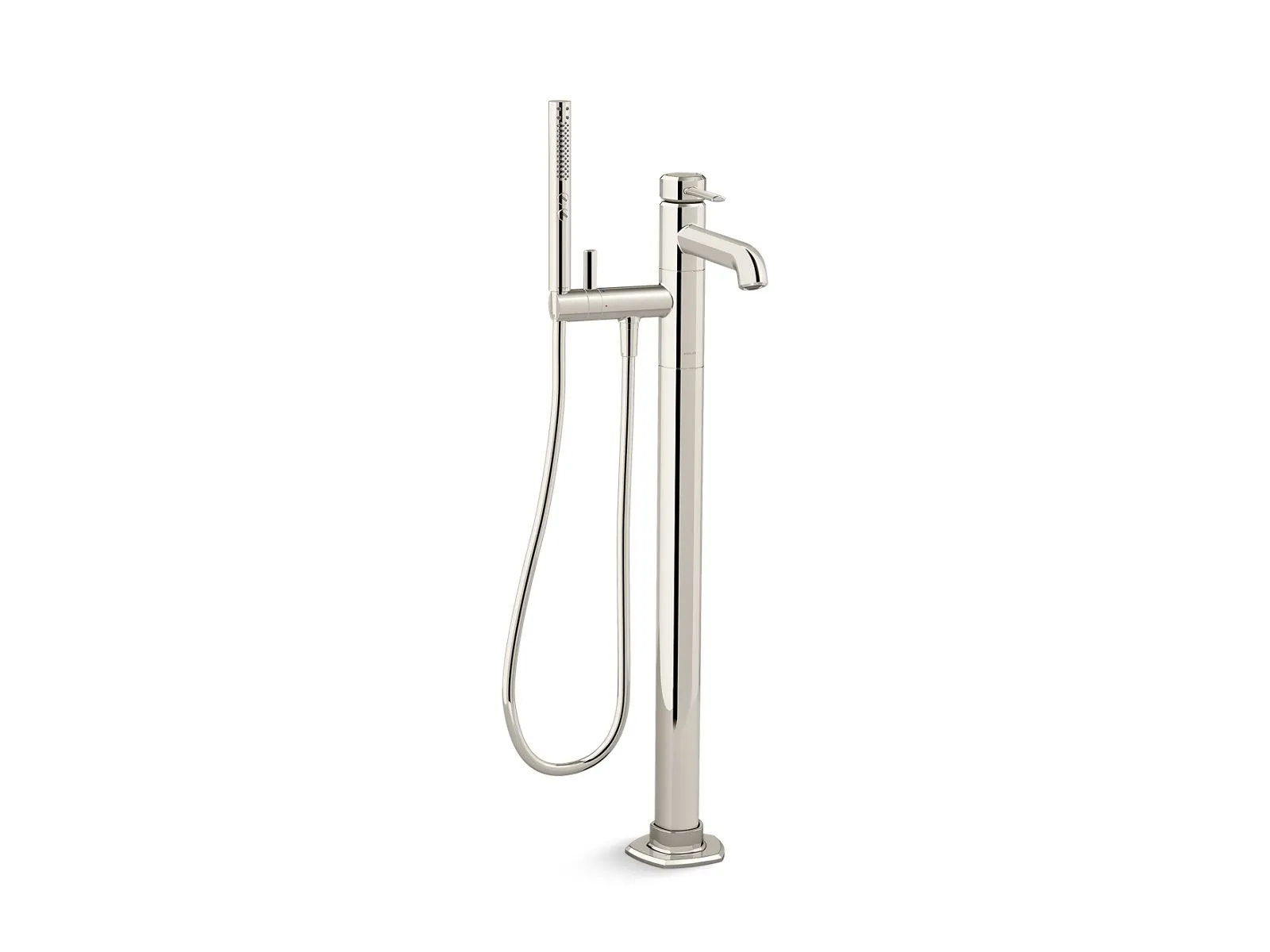KOHLER K-T27025-4 Occasion Floor-mount bath filler trim with handshower
