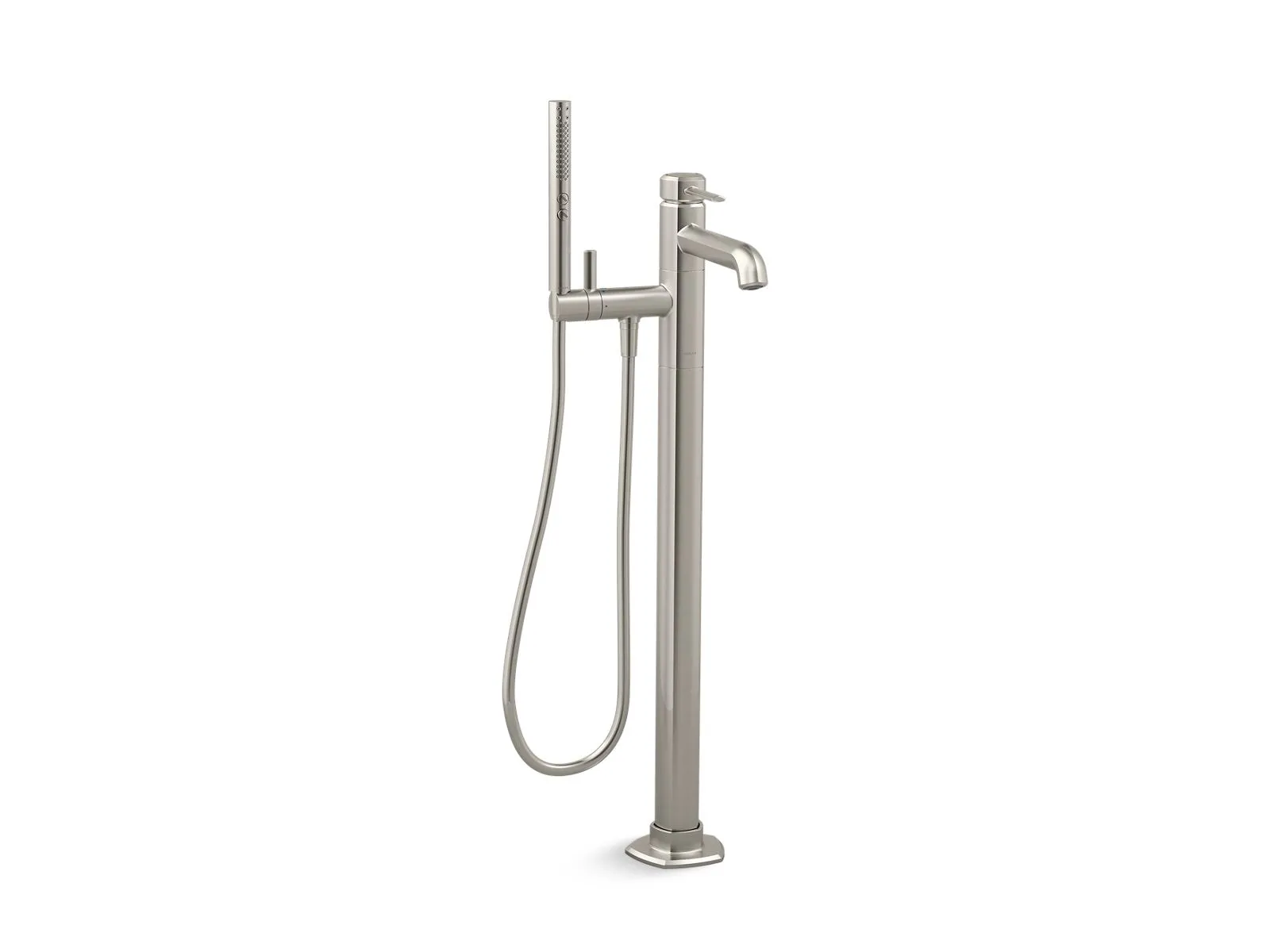 KOHLER K-T27025-4 Occasion Floor-mount bath filler trim with handshower