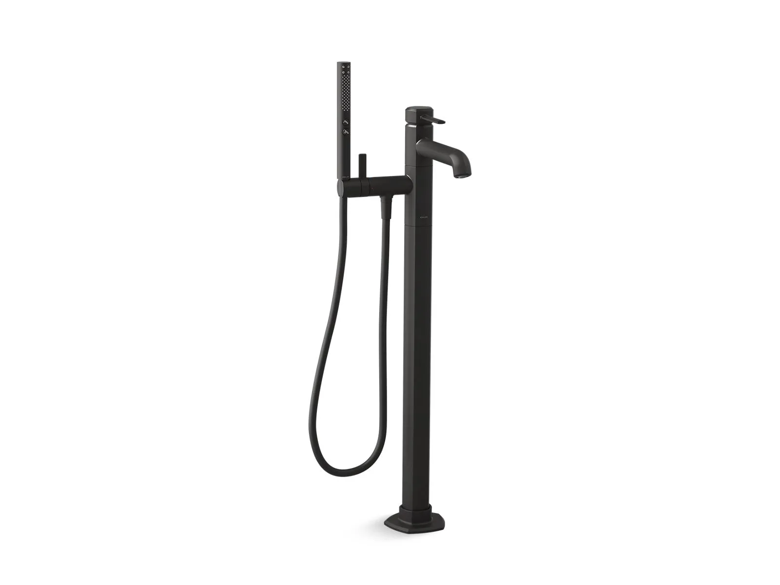 KOHLER K-T27025-4 Occasion Floor-mount bath filler trim with handshower