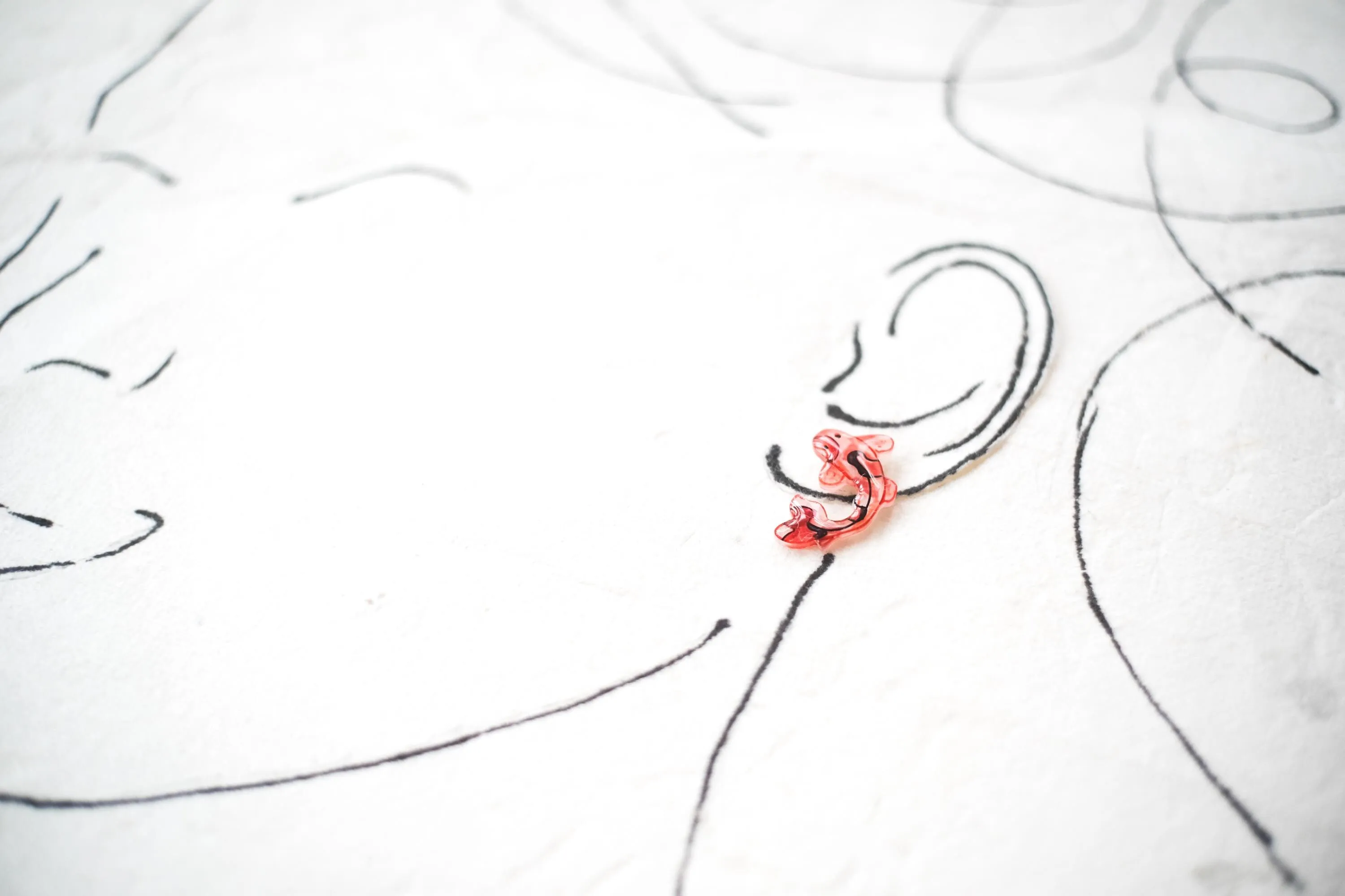 Koi Fish Stud Earrings