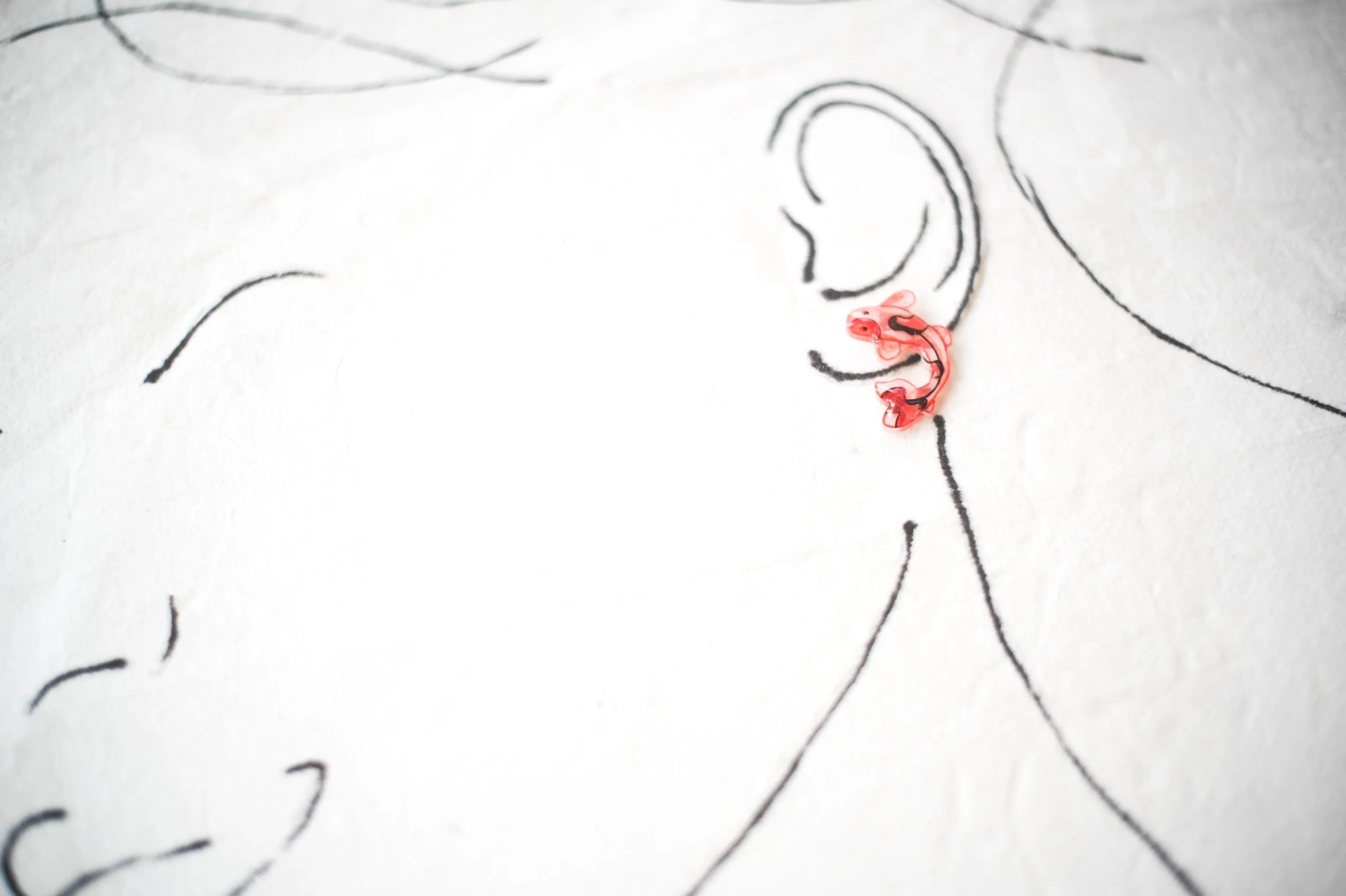 Koi Fish Stud Earrings