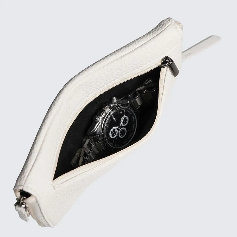 La Enviro Eden Double Sided Glasses Case Ivory