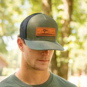 Landscape Leather Patch - Trucker Hat