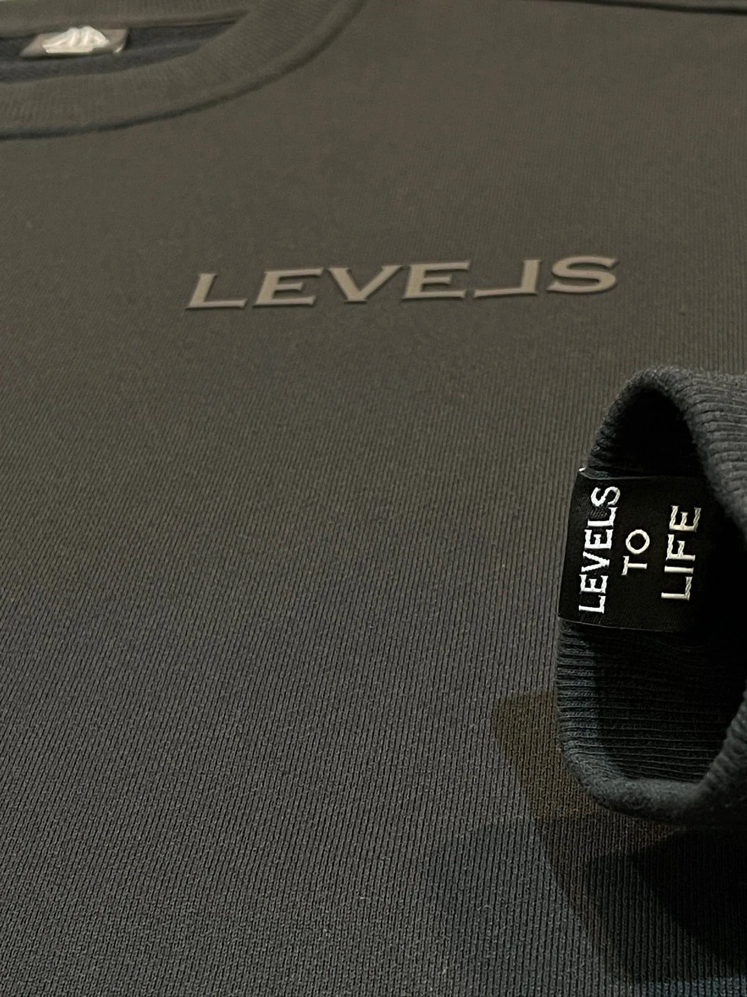 LEVELS OVERSIZED CREWNECK | BLK | BLK