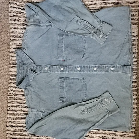 Levi's Blue Denim Shacket Size L