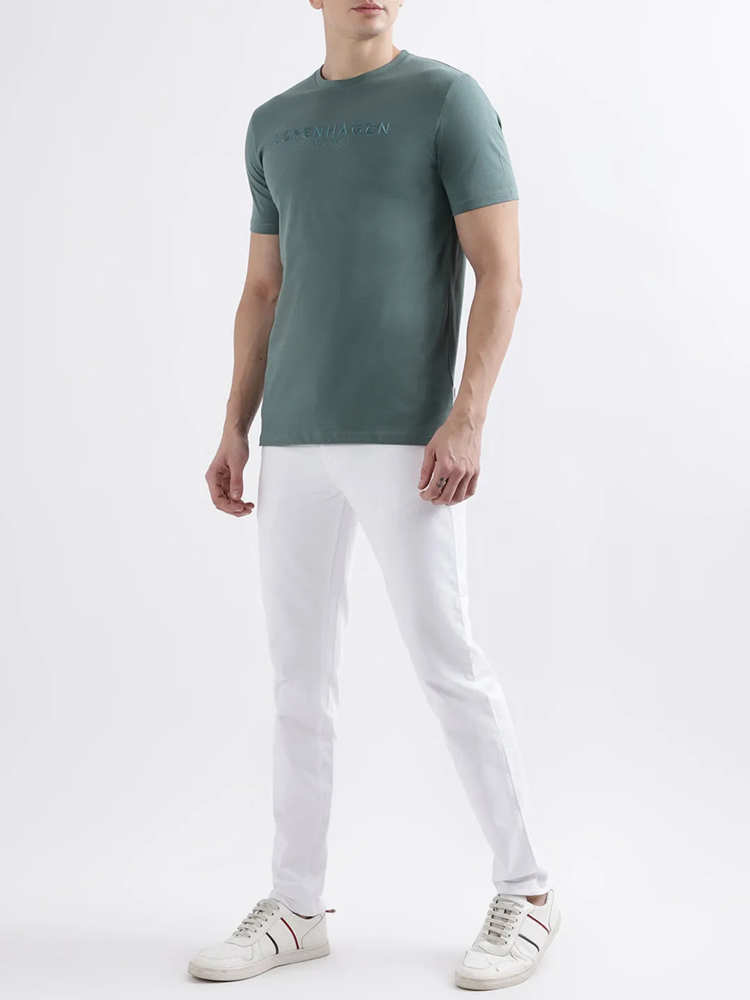 Lindbergh Green Fashion Relaxed Fit T-Shirt